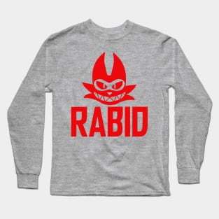 RABID TEXT LOGO Long Sleeve T-Shirt